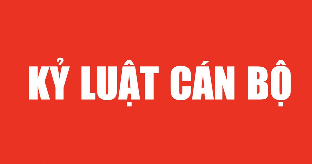 Kỷ luật nguyên Phó Giám đốc Sở; hai Chỉ huy trưởng Ban Chỉ huy Quân sự xã