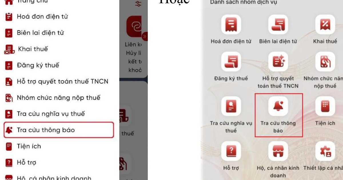 Hướng dẫn tra cứu thông tin tạm hoãn xuất cảnh trên eTax Mobile