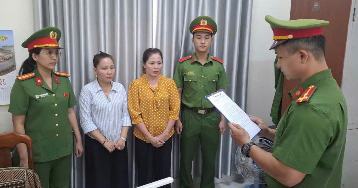 Bắt tạm giam Ngô Thị Vân SN 1971 và Ngô Thị Hồng Vân SN 1979