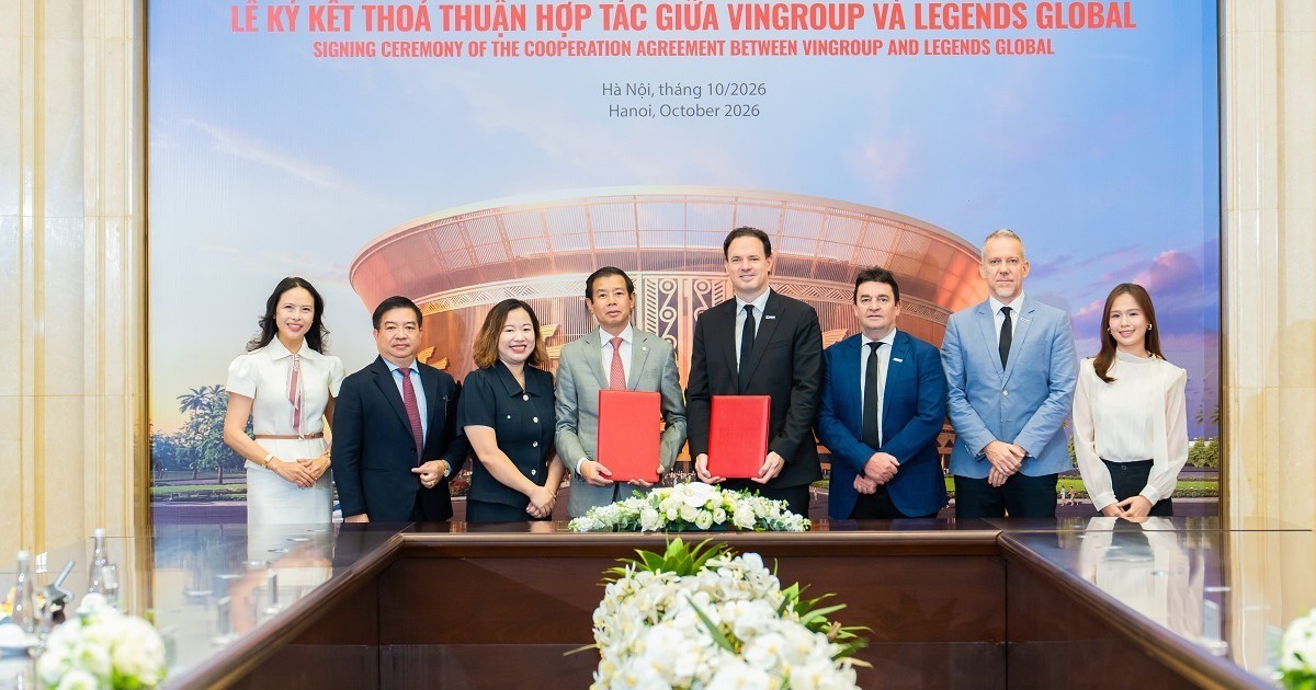 Vingroup và Legends Global công bố quan hệ chiến lược về SVĐ VinFast-Trống Đồng
