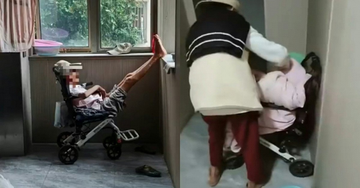 Cụ bà 90 tuổi co ro trên xe lăn sống ngoài hành lang chung cư gần 1 năm, lời giải thích của con gái lớn gây phẫn nộ