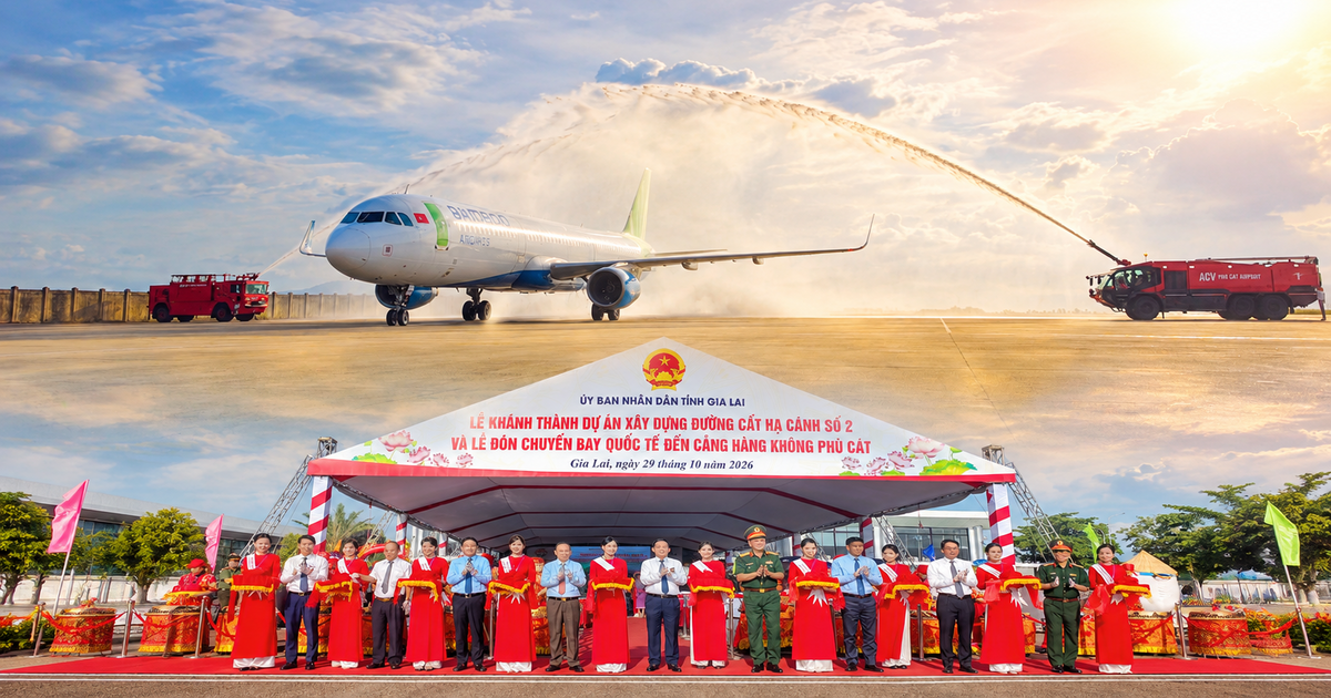 Gia Lai khánh thành đường băng 3.245 tỷ, đón chuyến bay quốc tế từ Macao