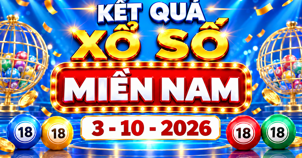 XSMN 3/10 - Kết quả xổ số miền Nam hôm nay ngày 3 tháng 10