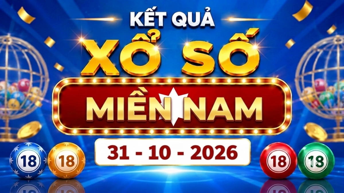 XSMN 31/10 - Kết quả xổ số miền Nam ngày 31 tháng 10