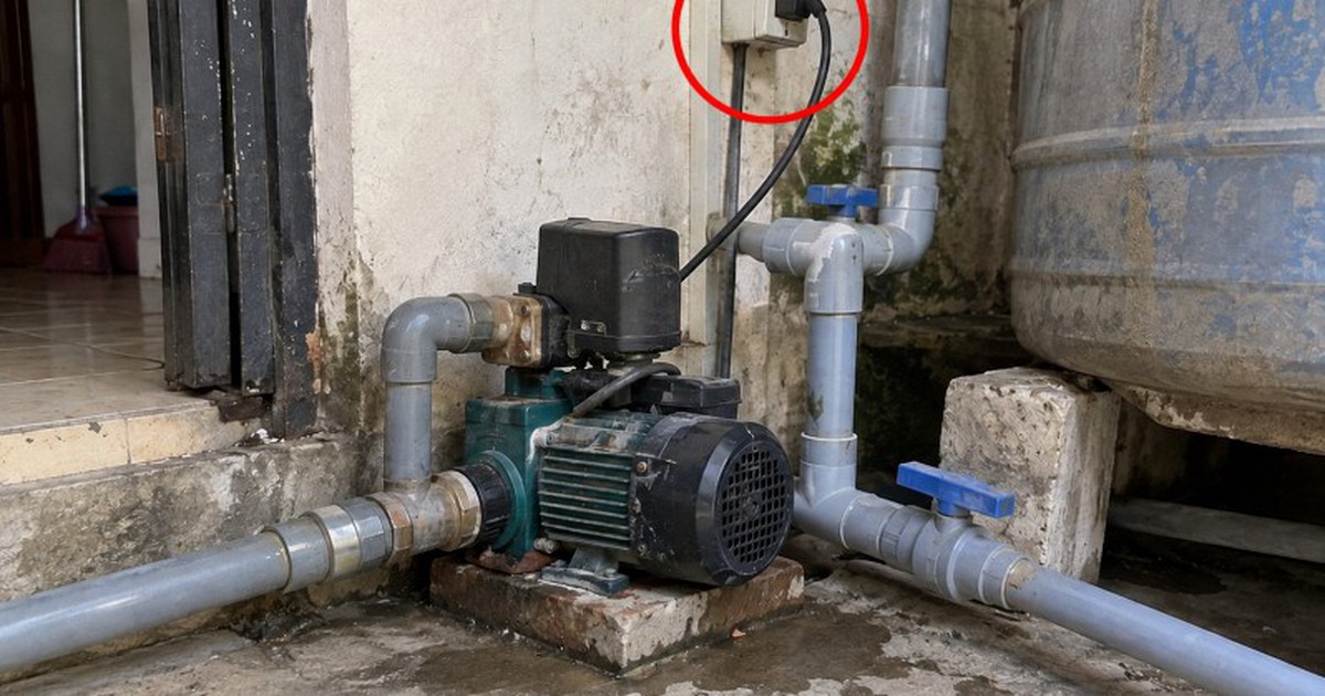 Lời khuyên đến các gia đình vẫn cắm điện máy bơm 24/7