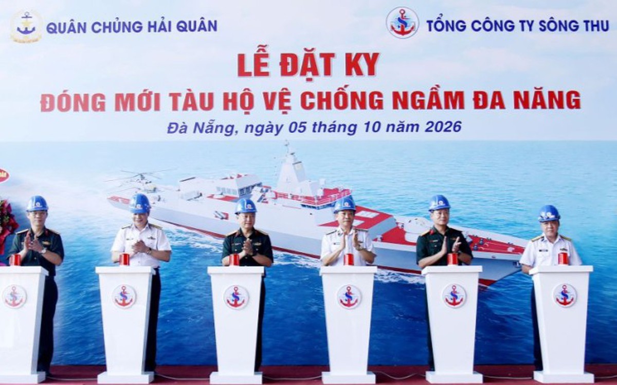 Việt Nam tự đóng “thợ săn tàu ngầm” lớn nhất từ trước tới nay: Dài 108 m, hơn 2.000 tấn, tự chủ thiết kế và phần lớn vũ khí