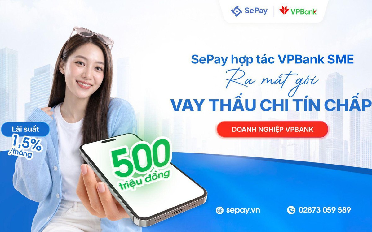 SePay hợp tác VPBank SME triển khai gói vay thấu chi tín chấp cho doanh nghiệp VPBank