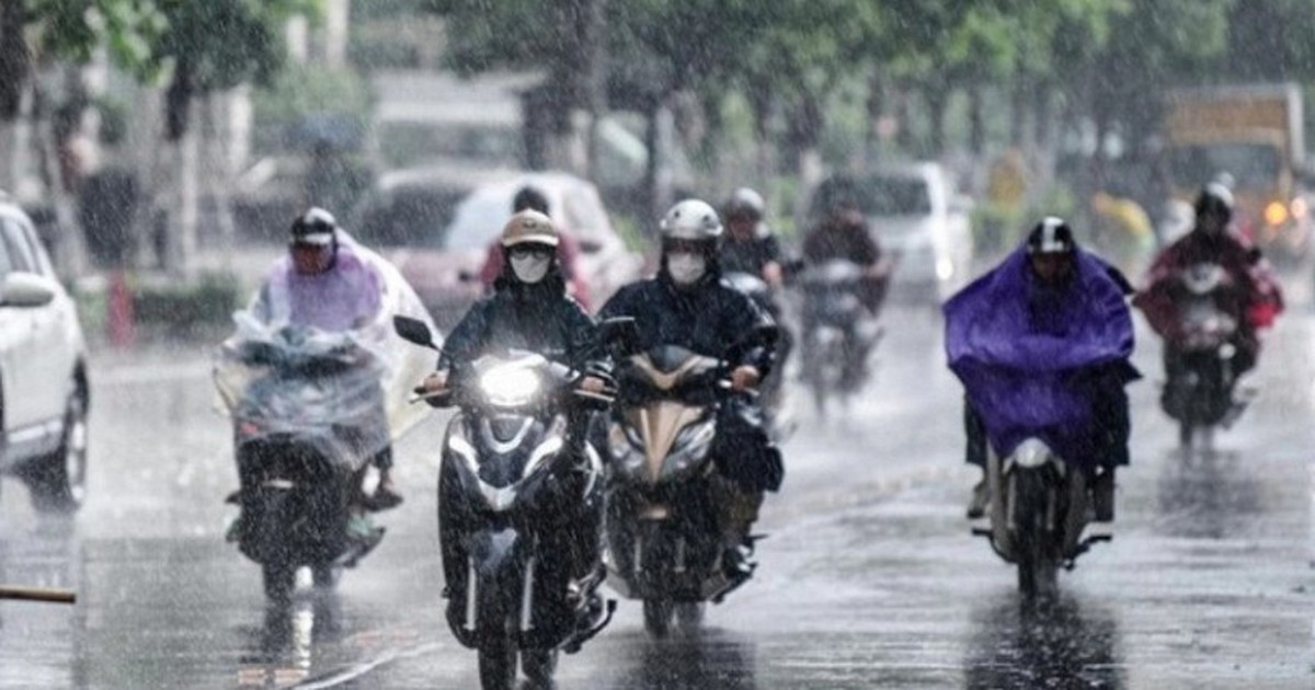 Không khí lạnh tiếp tục tràn xuống, khu vực có mưa to đến rất to liên tục nhiều ngày tới
