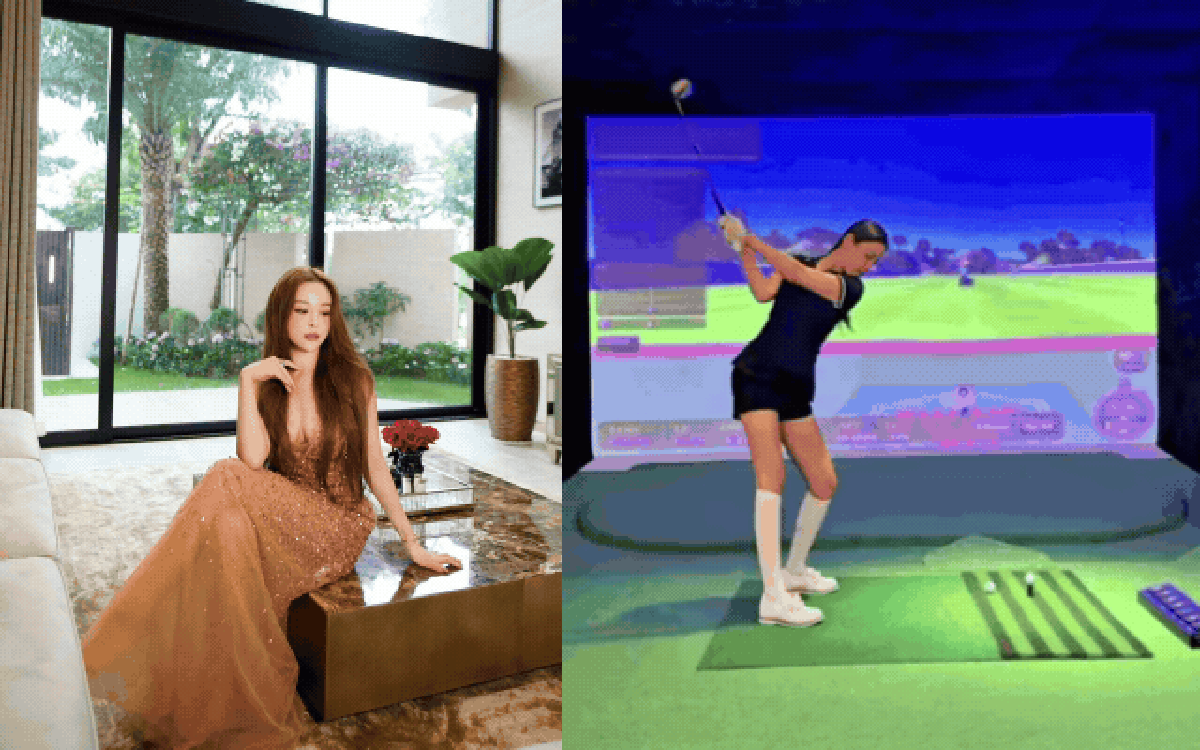 "Phú bà showbiz" SN 1989 ở biệt thự 100 tỷ, rộng 1.000m², có phòng golf riêng