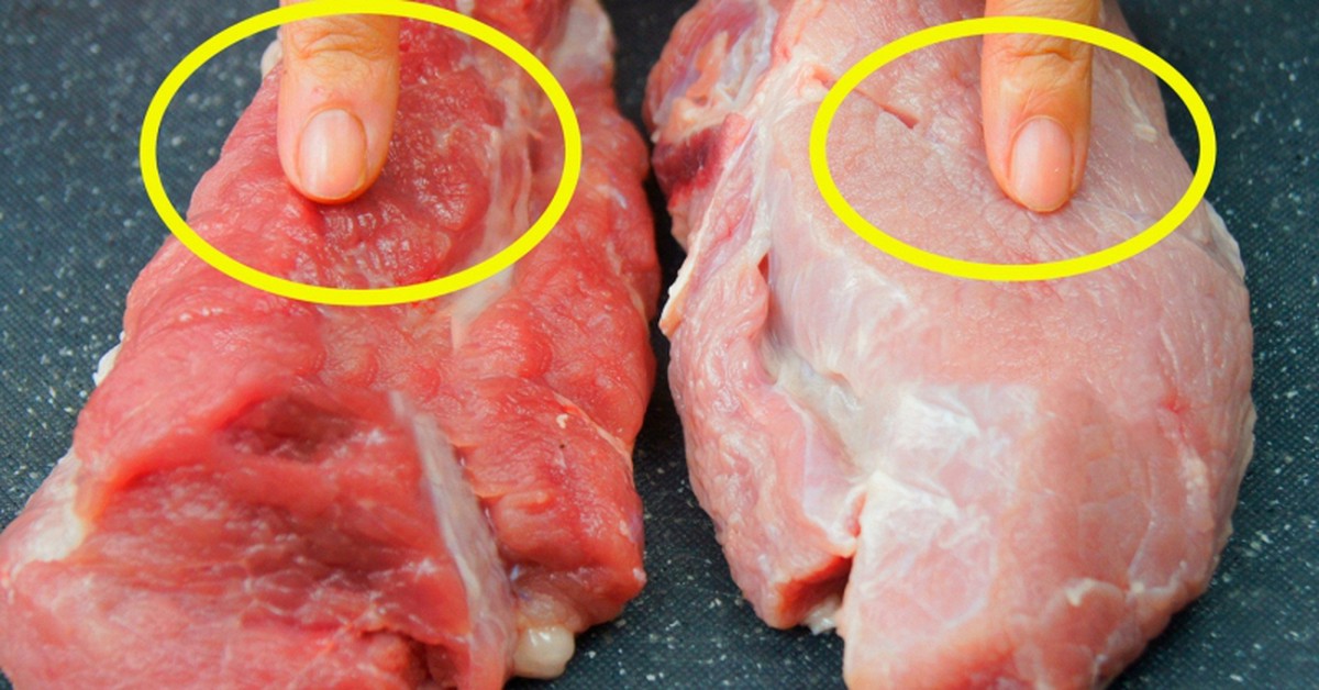Lời khuyên đến tất cả những người hay mua thịt lợn khi đi chợ