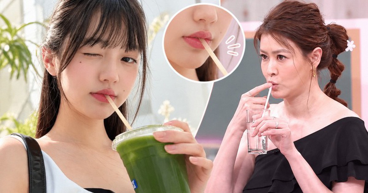 Ai cũng uống nước nhưng sao nữ Hàn Quốc không bao giờ chu môi khi uống nước, lý do là vì nếp nhăn quanh miệng