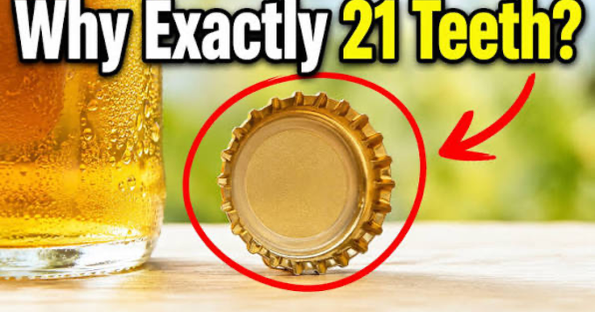 Vì sao nắp chai bia luôn có 21 răng cưa?