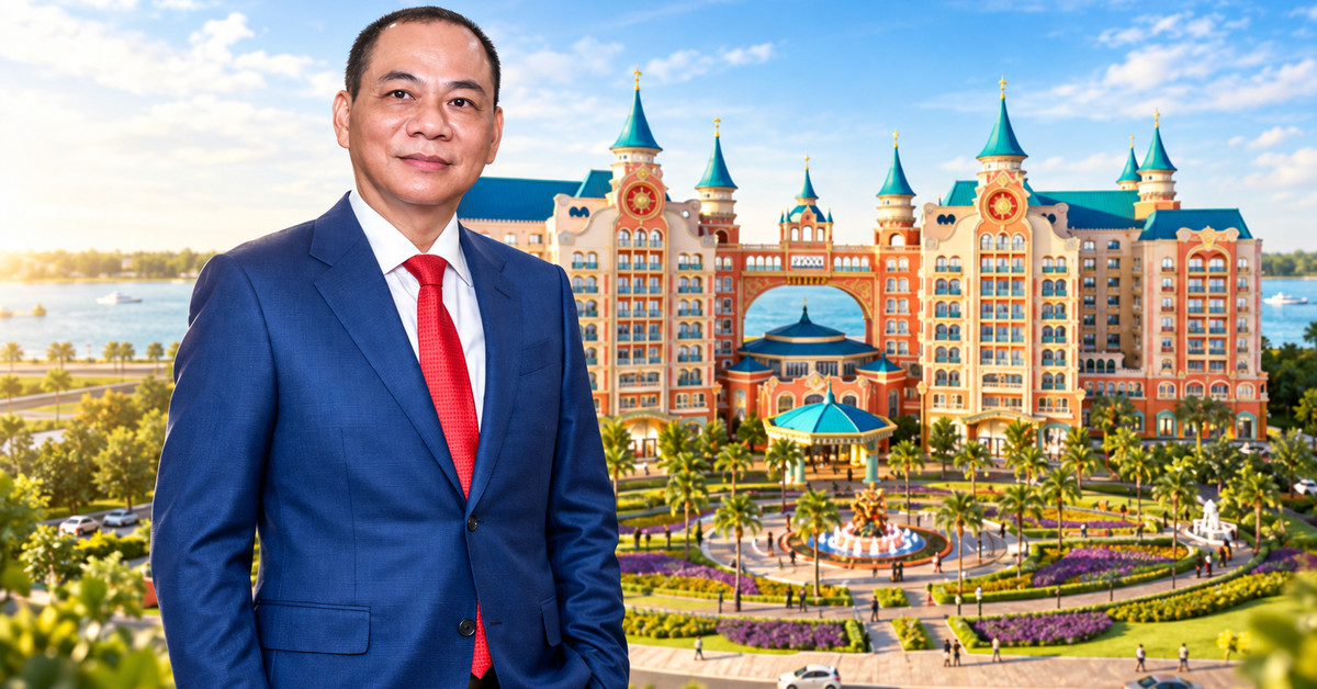 Ông Phạm Nhật Vượng đang cho xây 1 công trình "lần đầu tiên có ở Việt Nam" trên Vịnh Tiên giữa Nam Bộ: Thuộc siêu dự án 256.110 tỷ đồng, mô hình Mỹ, Nhật Bản đã làm từ lâu, khai trương ngay năm sau