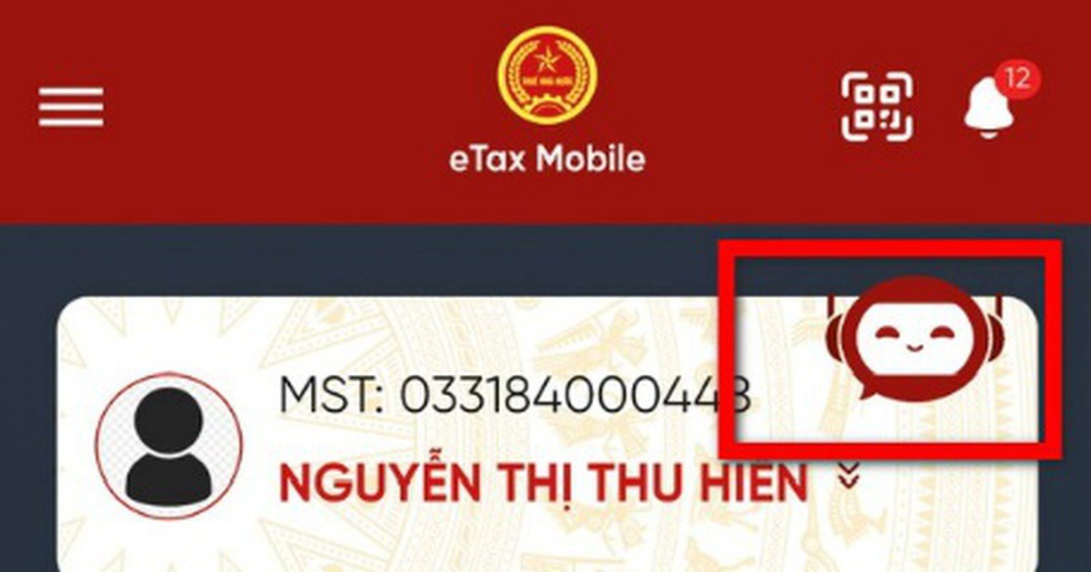 Hướng dẫn sử dụng trợ lý ảo trên ứng dụng Etax Mobile