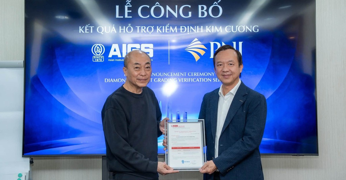 AIGS công bố kết quả kiểm định: 100% mẫu kim cương PNJ là kim cương thiên nhiên