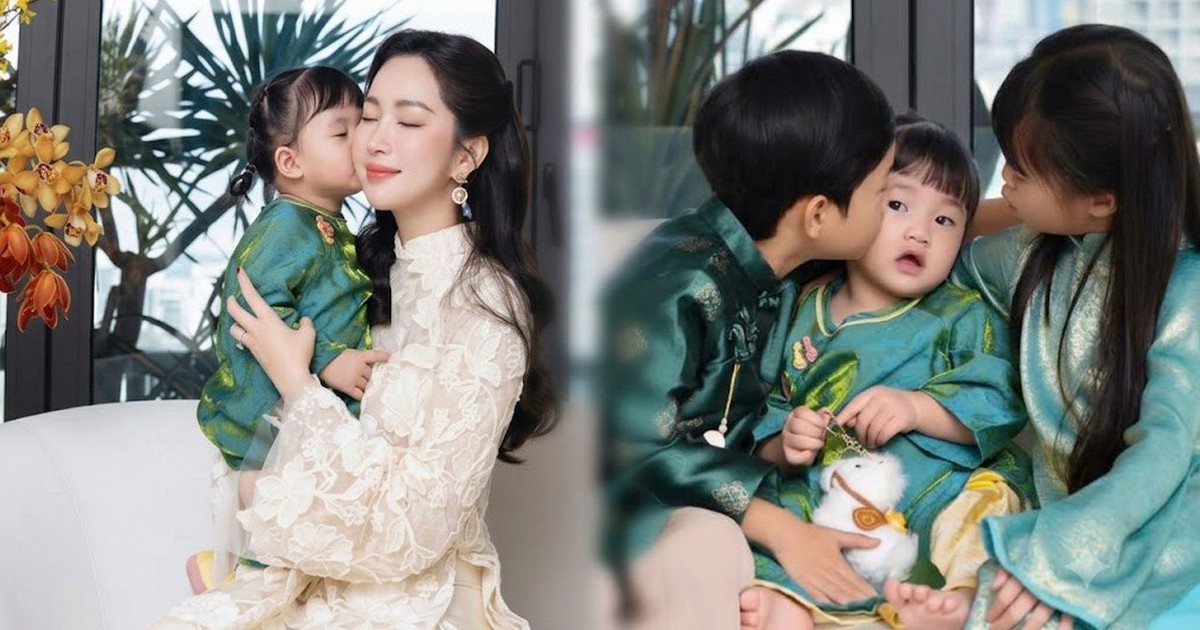 3 nhóc tỳ nhà Hoa hậu Đặng Thu Thảo sinh ra đã ngậm thìa vàng, visual đẹp như thiên thần