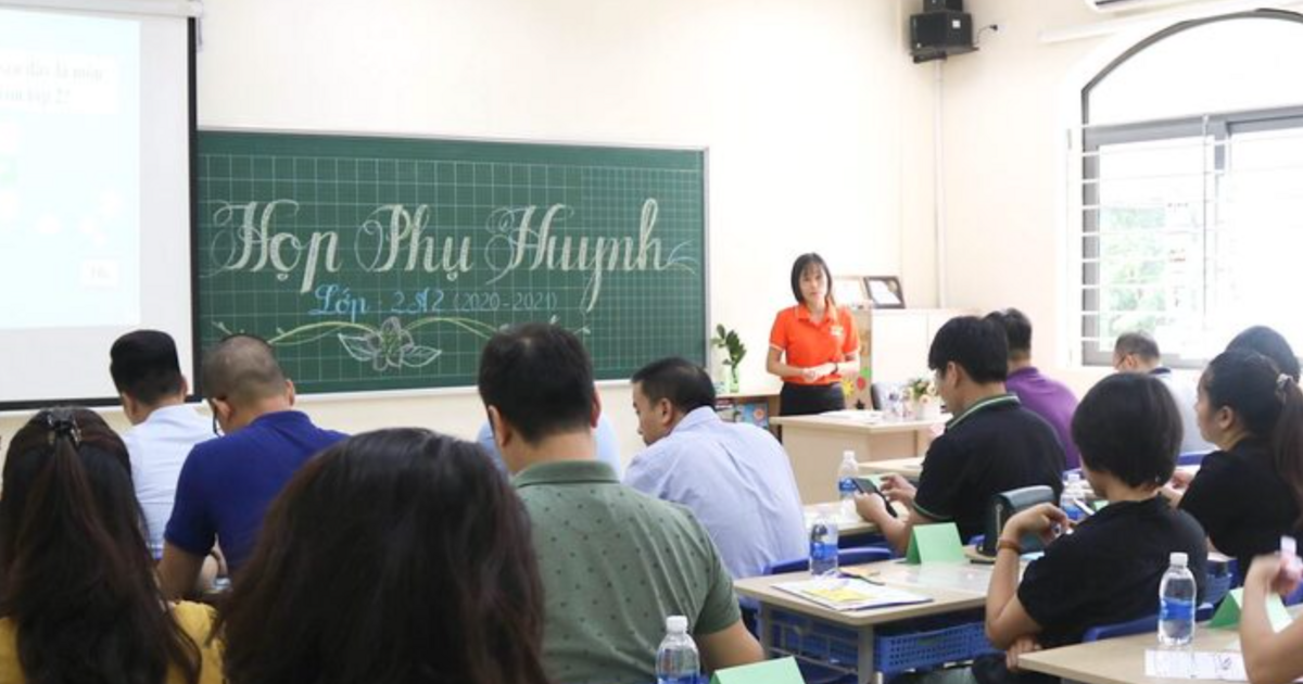 Bỏ bắt buộc họp phụ huynh 3 lần/năm, có thể họp trực tuyến