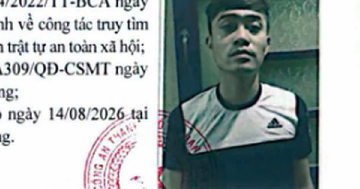 Công an truy tìm ông Nguyễn Đức Kiên SN 1993