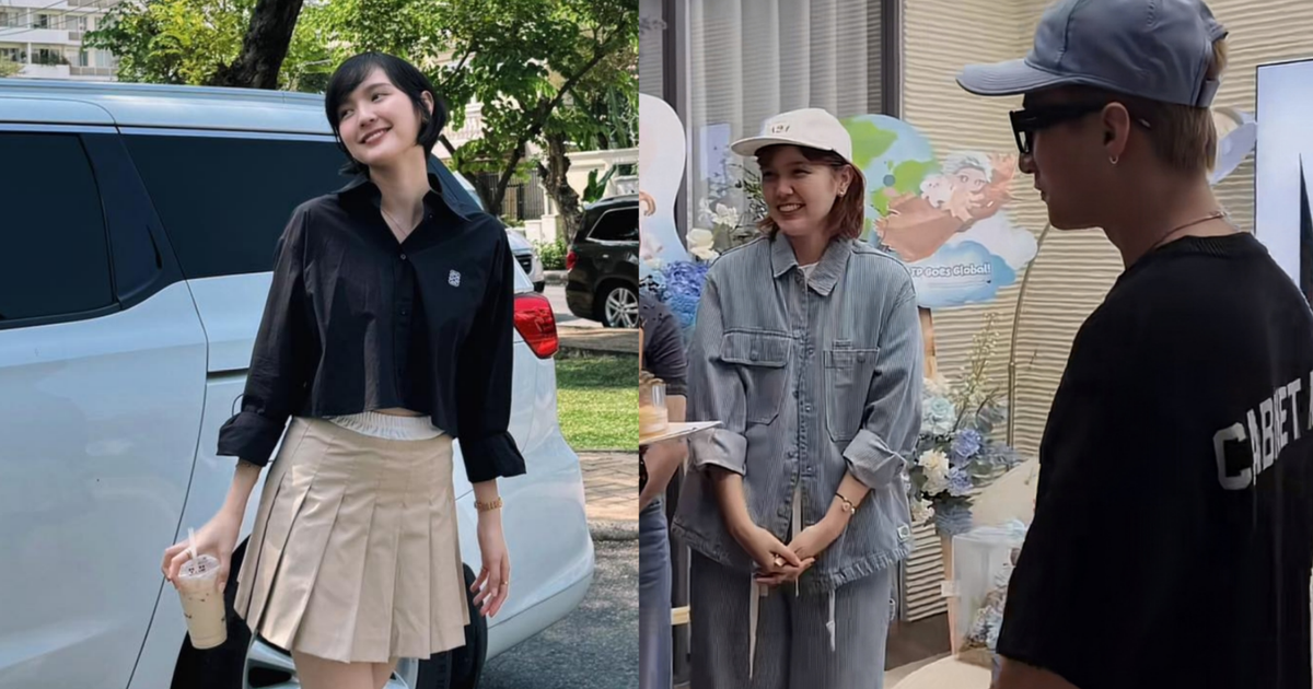 Hải Tú bỏ váy vóc, mặc giản dị khi làm hậu phương của Sơn Tùng M-TP