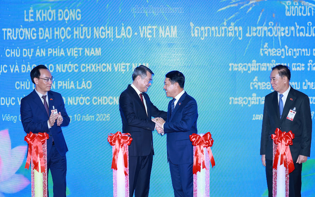 Đúng hôm qua - 8/10, Việt Nam cùng 1 nước láng giềng khởi công xây dựng trường đại học 50ha, quy mô 4.000 người học