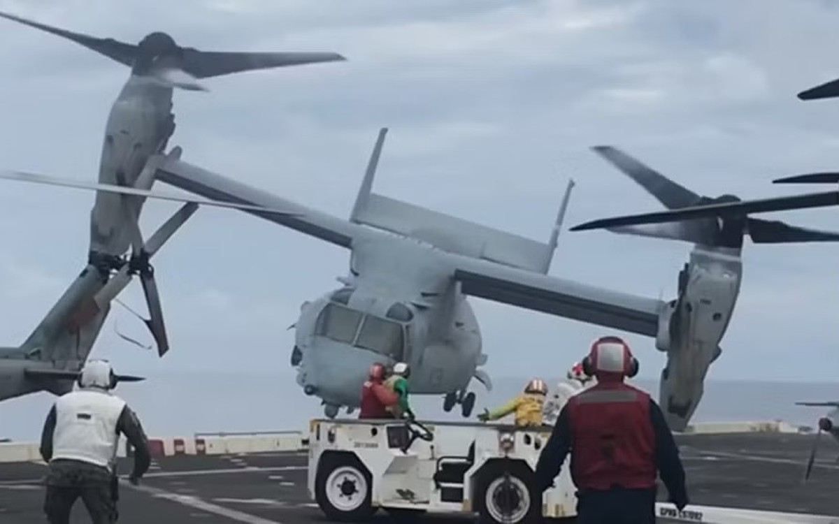Mỹ thiệt hại nặng khi máy bay MV-22B của Thủy quân lục chiến gặp nạn