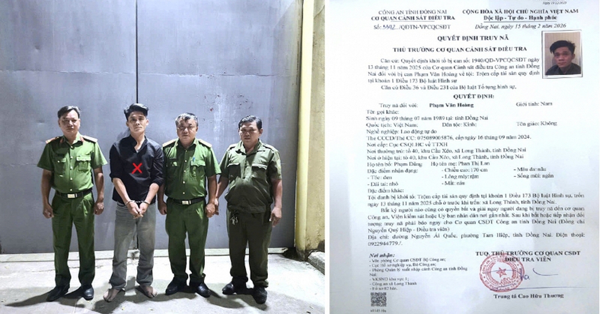 Bắt Phạm Văn Hoàng sinh năm 1989