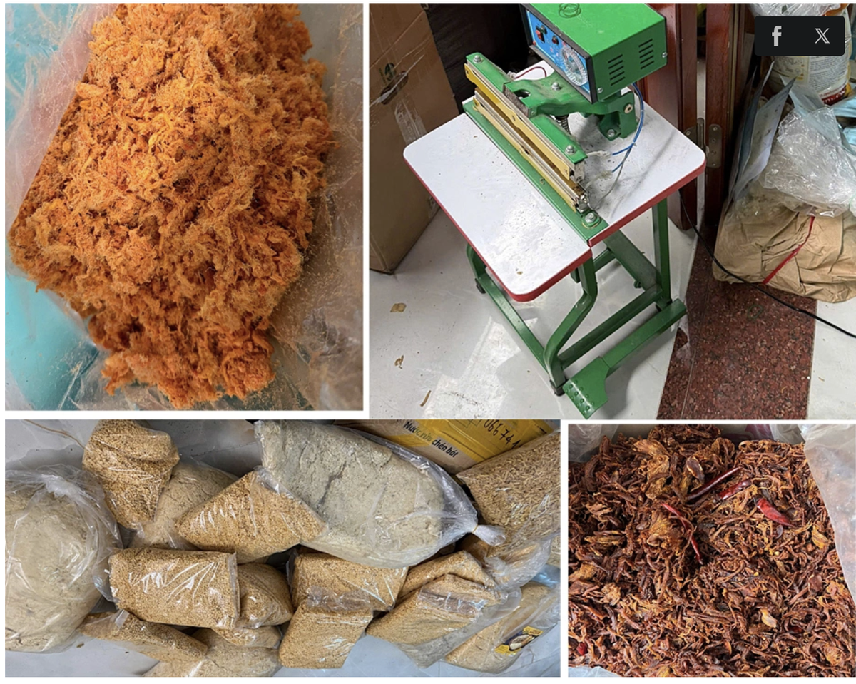 Nóng: Phát hiện gần 2.000 tấn ruốc giá rẻ không nguồn gốc, đang được bày bán tràn lan