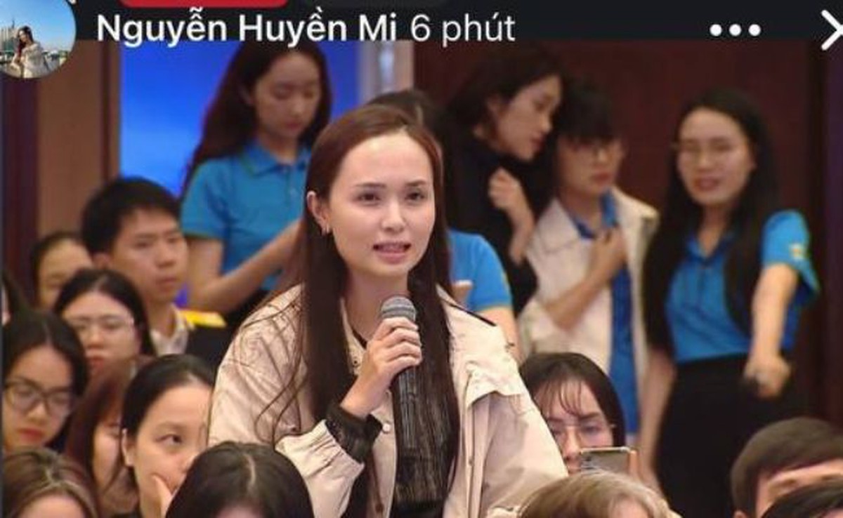 Vợ Văn Quyết viral khắp cõi mạng bởi khoảnh khắc xinh đẹp, khí chất tiểu thư khi xuất hiện trên Fanpage Thông tin Chính phủ