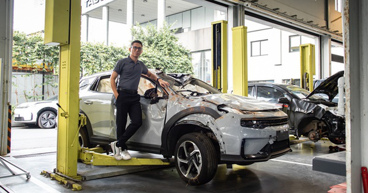 Sờ tận tay xác xe Lynk & Co 06 đã bảo vệ gia đình Việt: Có điều ít ai nói sau vụ tai nạn lật 6 vòng trên cao tốc