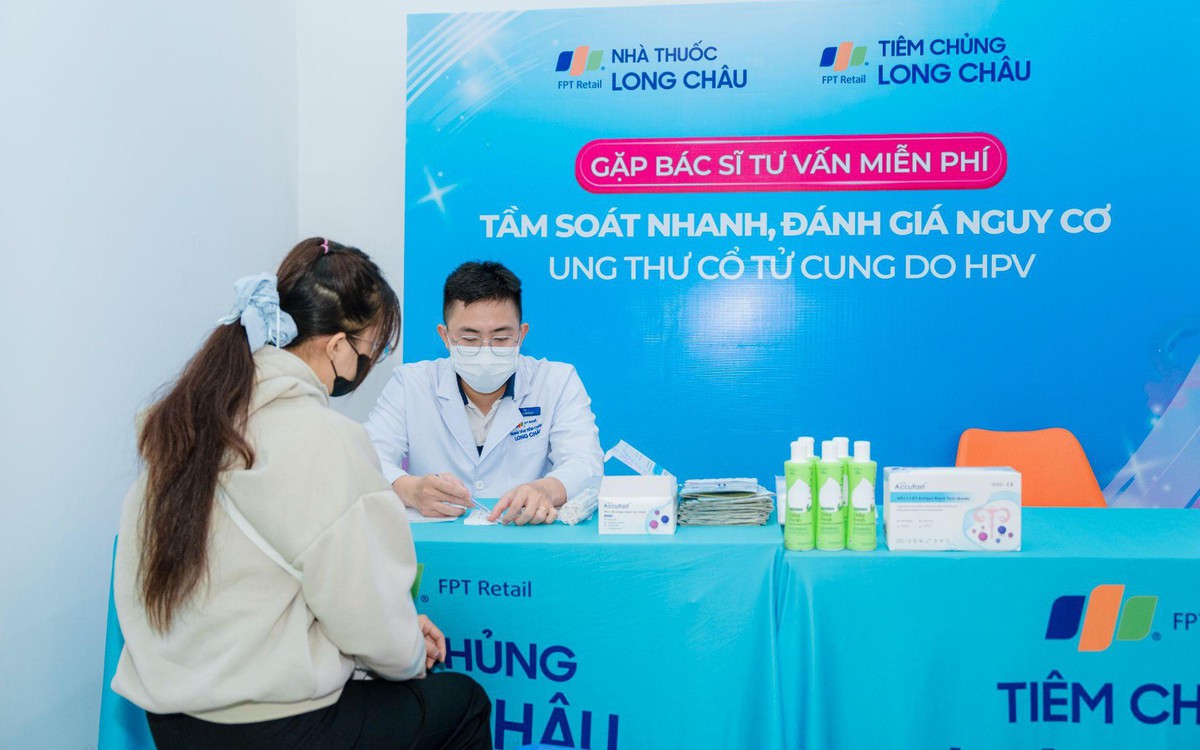 Chặn nguy cơ ung thư cổ tử cung từ sớm: Long Châu tầm soát HPV miễn phí cho cộng đồng