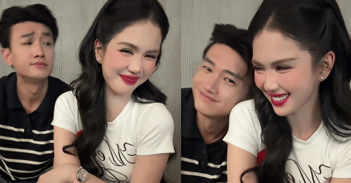 Quốc Trường tựa vai tình tứ bên Ngọc Trinh