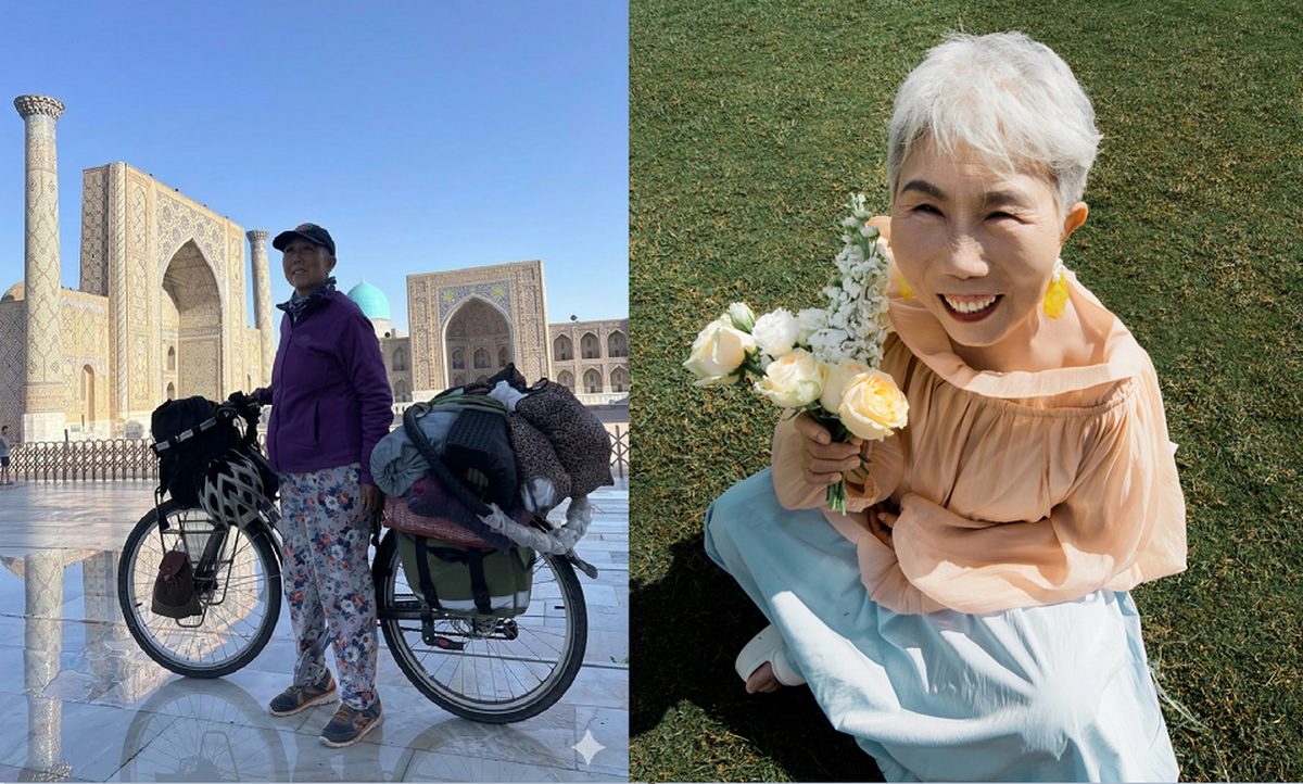 12 năm đạp xe ngao du hơn 20 quốc gia của nữ phượt thủ 68 tuổi