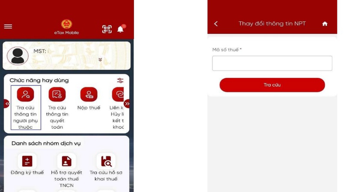 Thông tin quan trọng liên quan đến đăng ký thuế cho người phụ thuộc