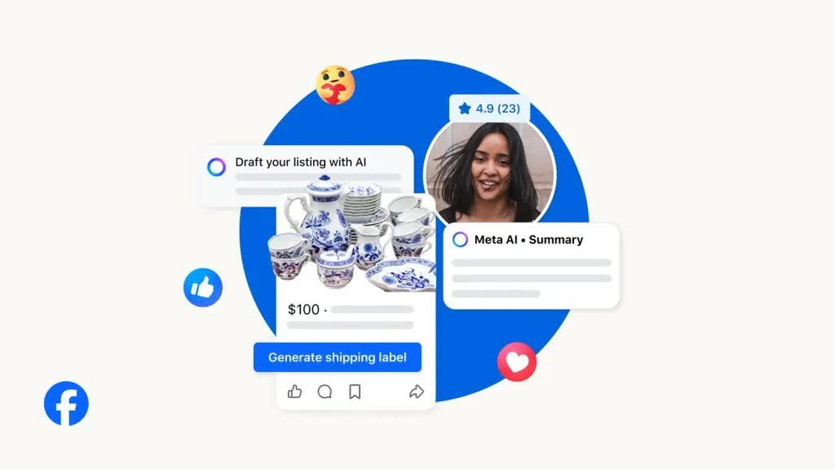 Facebook Marketplace tích hợp AI tự động trả lời tin nhắn, tạo bài đăng cho người bán