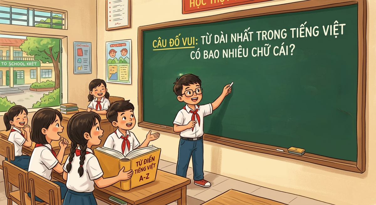 Từ dài nhất trong tiếng Việt có bao nhiêu chữ cái?