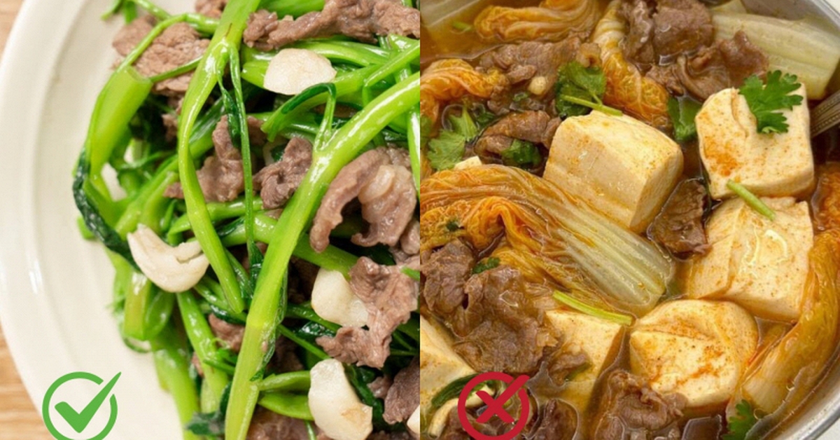 Nhiều người KHÔNG hề hay biết: Đừng dại mà kết hợp 6 thực phẩm này với thịt bò!