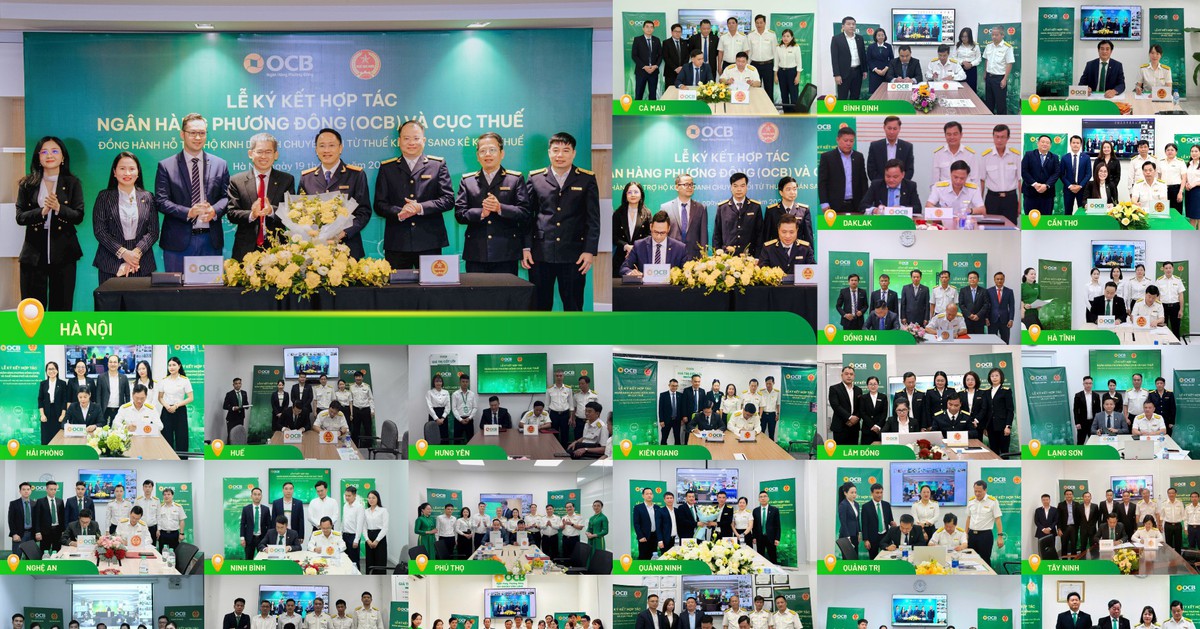 OCB hợp tác cùng Cục thuế hỗ trợ hộ kinh doanh chuyển đổi từ thuế khoán sang kê khai thuế