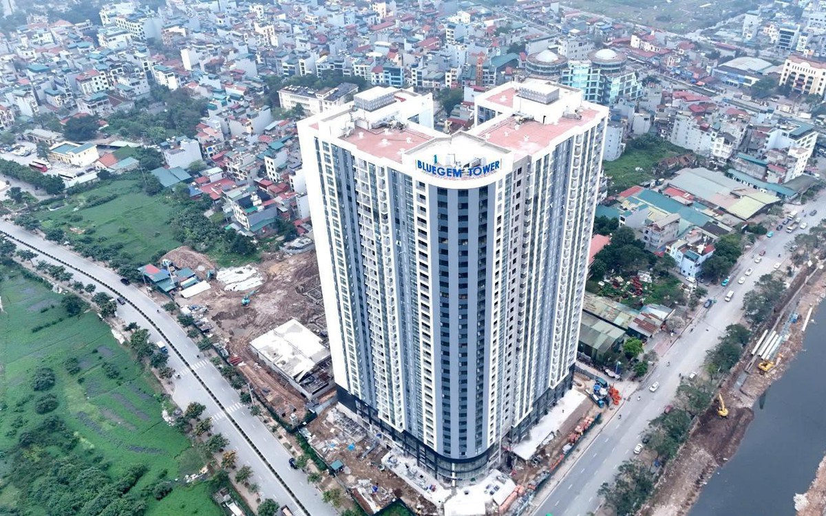 Chung cư BlueGem Tower tốc lực hoàn thiện chuẩn bị bàn giao quý II/2026
