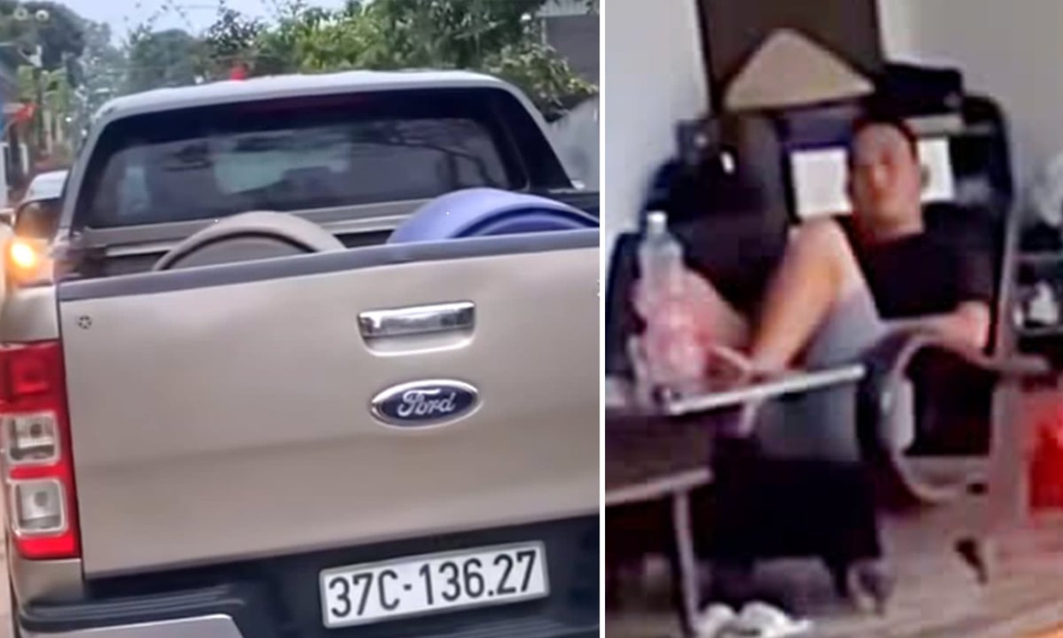 Đỗ ô tô bán tải chắn ngõ, chủ xe 37C-136.27 thản nhiên ngồi hiên nhà mặc kệ