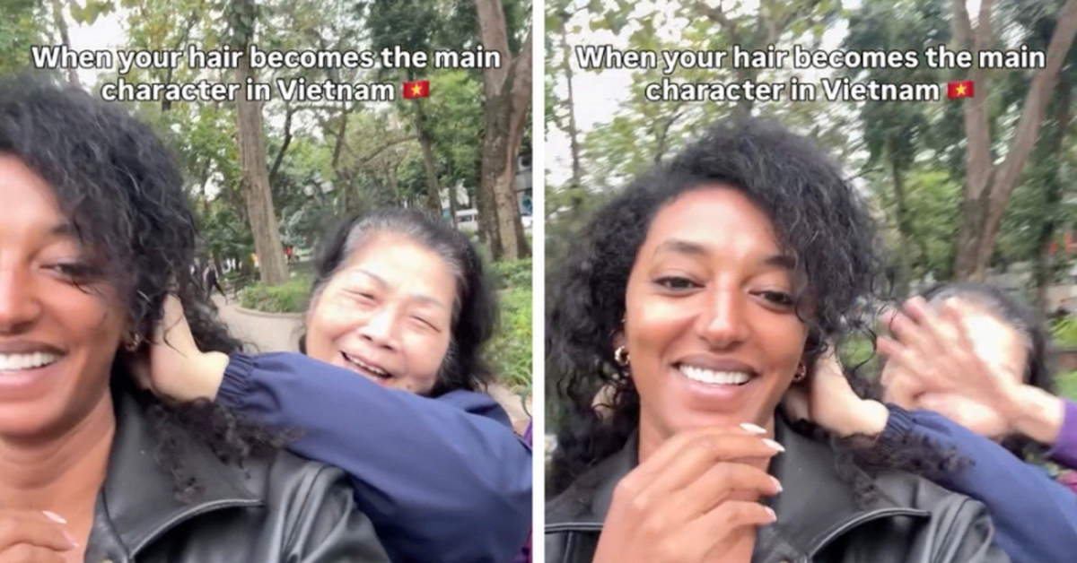 Cả hồ Hoàn Kiếm náo loạn vì một mái tóc vị khách Tây