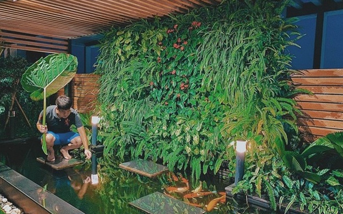 Cận cảnh khu vườn "trong mơ", được đầu tư hơn 3 tỷ đồng trên sân thượng tầng 30 tại Hưng Yên