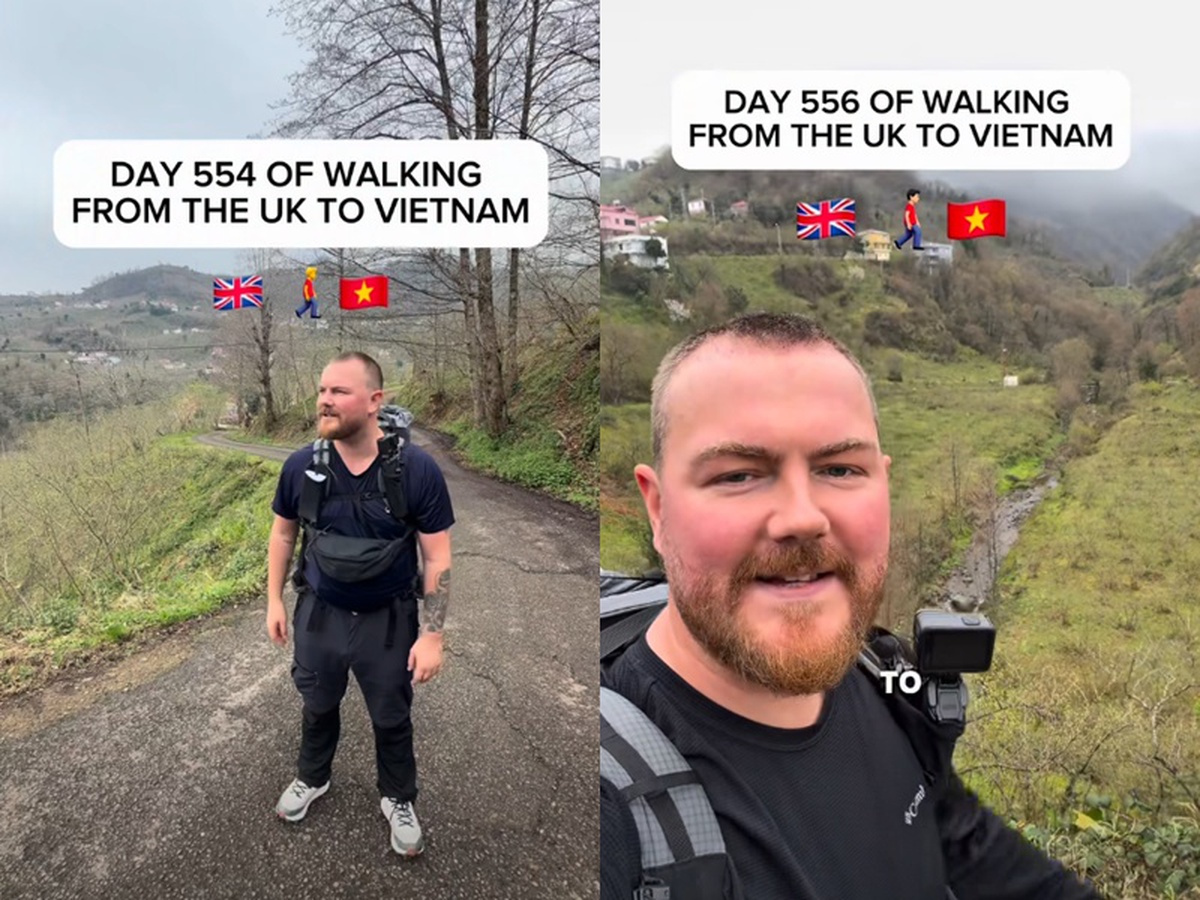 Khách Tây đi bộ xuyên lục địa nổi tiếng thế giới, giữa đường bất ngờ book vé máy bay đến Việt Nam: Lý do cảm động