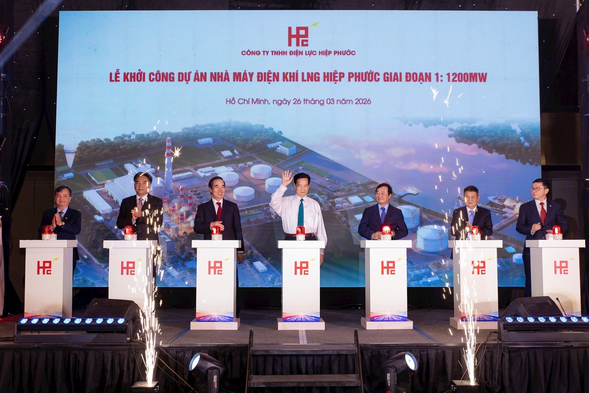 Nguyên Thủ tướng Nguyễn Tấn Dũng đến dự, Nhà máy điện LNG Hiệp Phước 19.000 tỷ chính thức khởi công