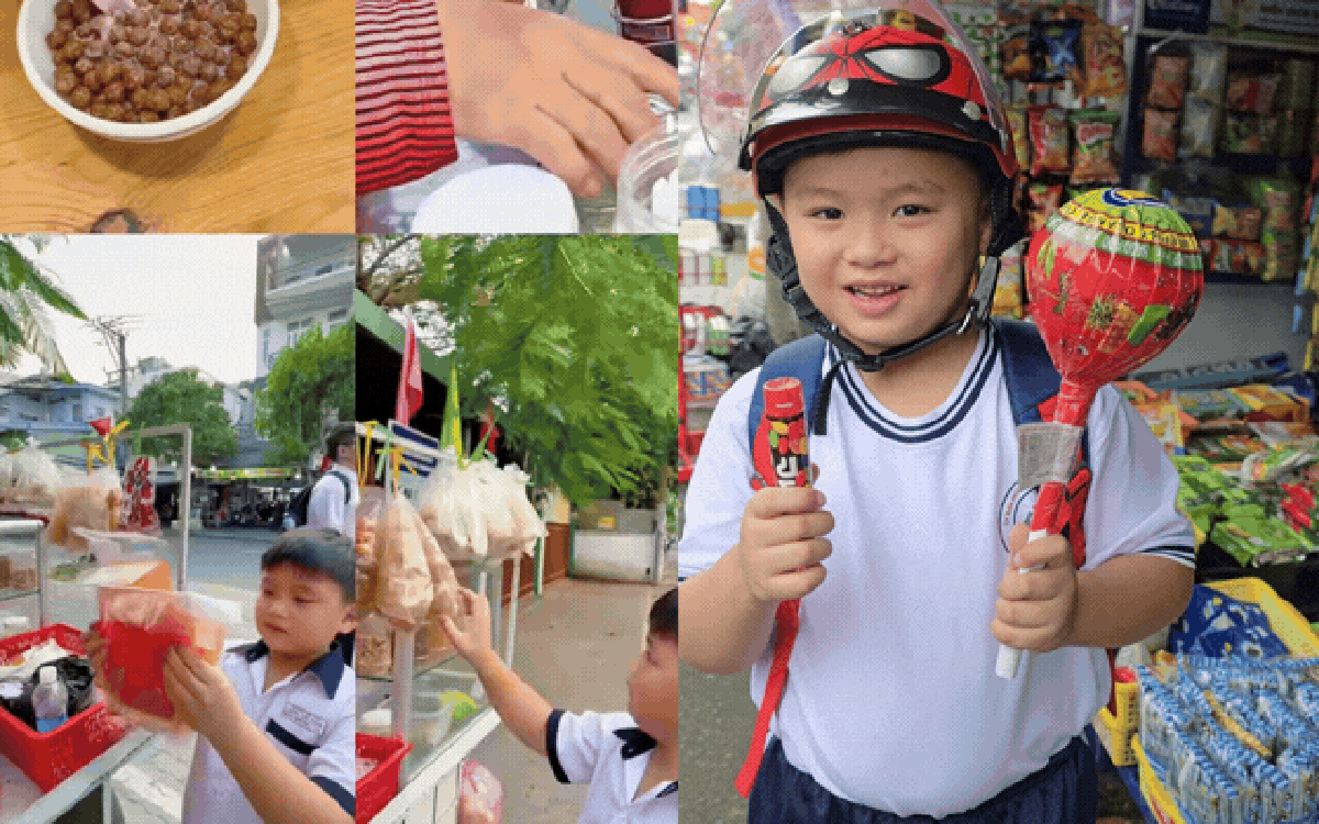 Bé trai lớp 1 ở TP.HCM gây sốt với series tiêu 20K mẹ cho, có sổ ghi chép chi tiêu theo ngày