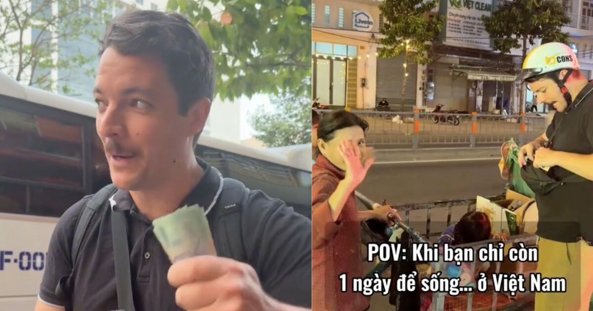 Chàng Tây dành ngày cuối ở Việt Nam để làm từ thiện, giúp người nghèo