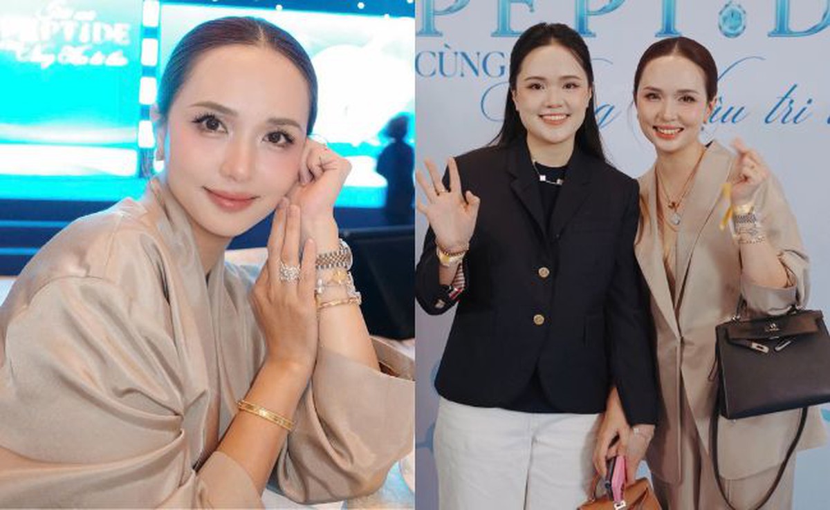 Hai "phú bà" làng bóng đá là chị em ruột: Vợ Văn Quyết "lên đồ" xinh - sang, vợ Duy Mạnh quanh năm bị chê "nên thuê stylist"