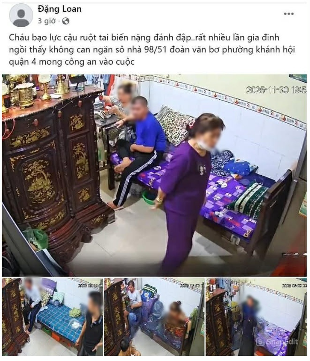 Người cháu bạo hành cậu ruột tai biến liệt giường có biểu hiện tâm thần?