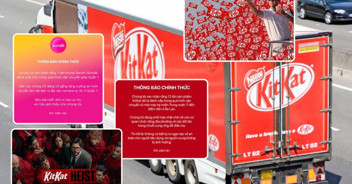 Vì sao thông báo bị cướp 12 tấn KitKat hot toàn cầu? Sunsilk, Vietnam Airlines,... cũng nhanh chóng “thông báo khẩn”: Sự duyên dáng của "khối content"