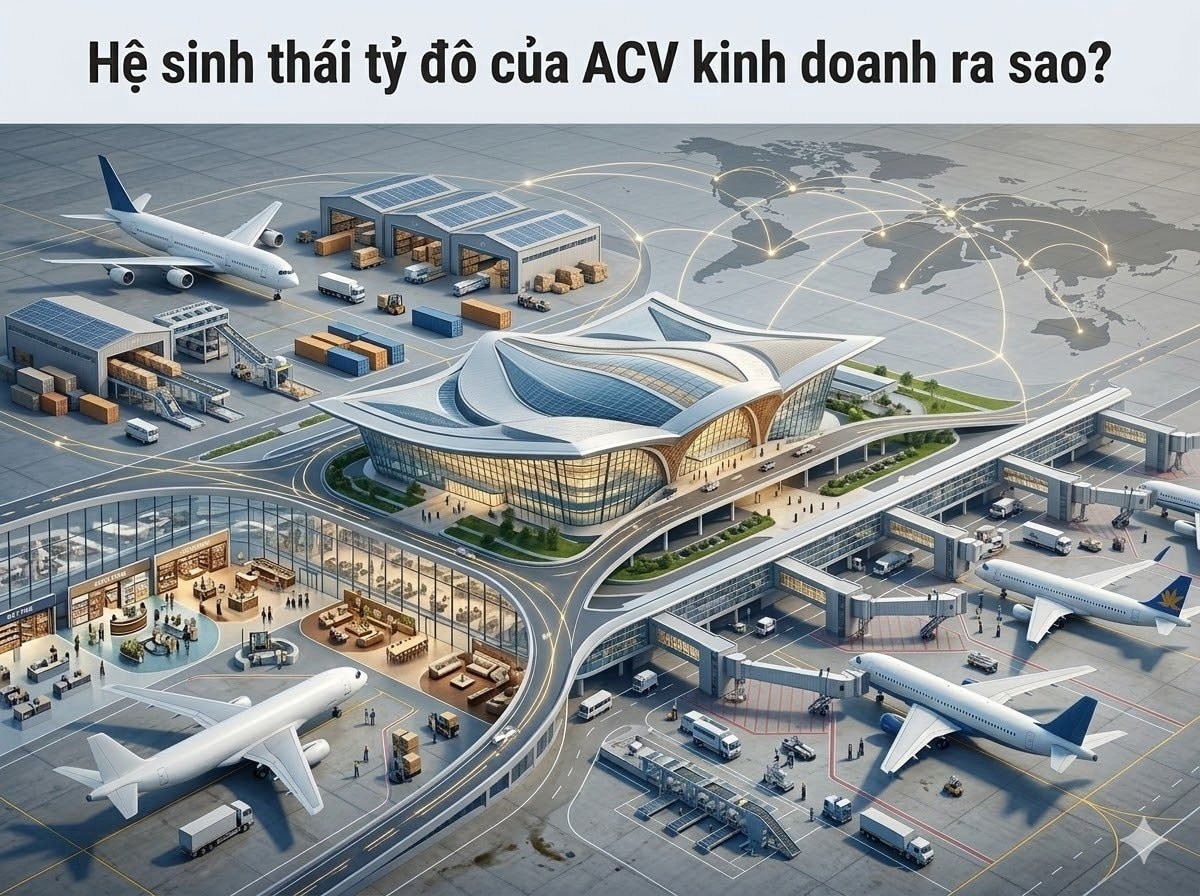 Hệ sinh thái tỷ đô trên sàn chứng khoán của ACV kiếm tiền ra sao ?