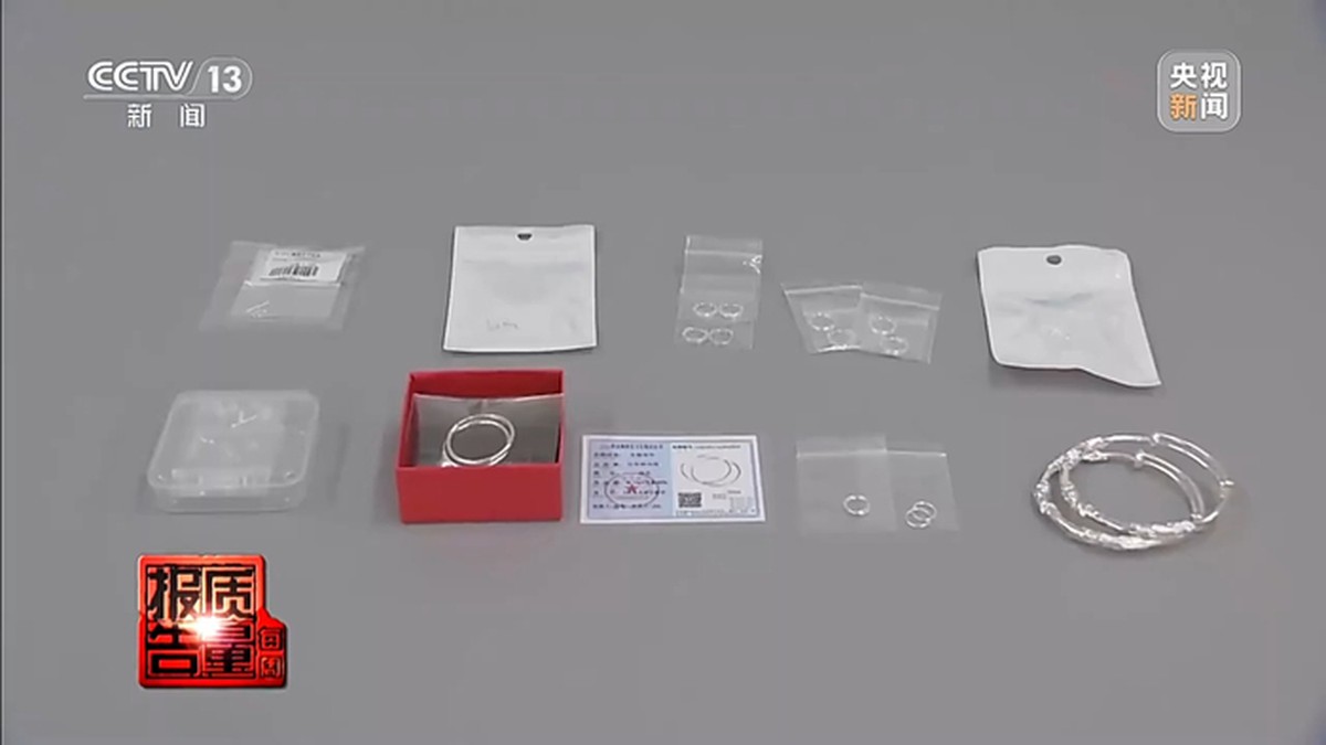 Phát hiện trang sức bạc 999 chứa 0,67% bạc